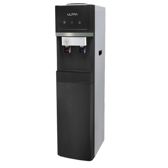 ULTRA Hot And Cold Water Dispenser With Refrigerator, Black- BE 300AR