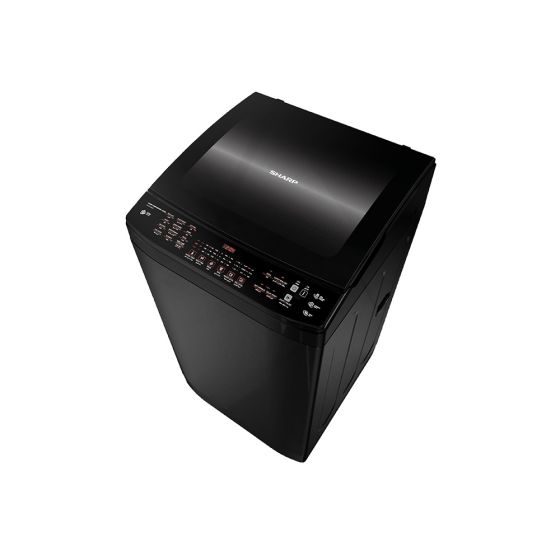 Sharp Top Loading Automatic Washing Machine, 11 Kg, Inverter Motor, Black- ES-TD11GBKP