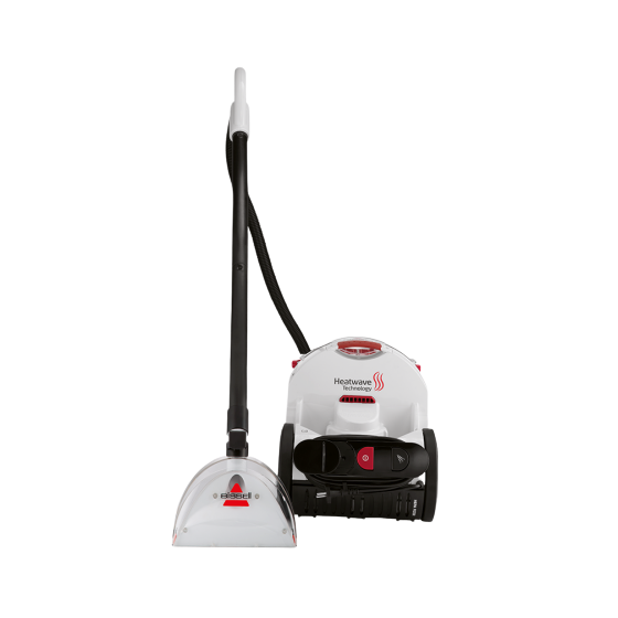 Bissell Hydroclean Proheat Complete Bagless Vacuum Cleaner, 1800 Watt, White \ Black - 1474E