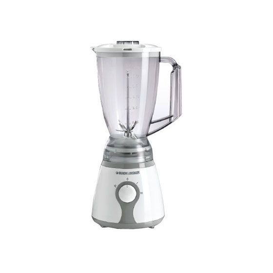 Black & Decker Blender 300 Watts, White - BX205