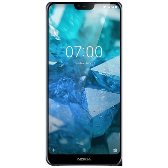 Nokia 7.1 Dual Sim, 64GB, 4G LTE - Blue