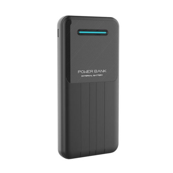 باور بانك كاجر، 10000 مللي امبير، 2 منفذ USB، اسود