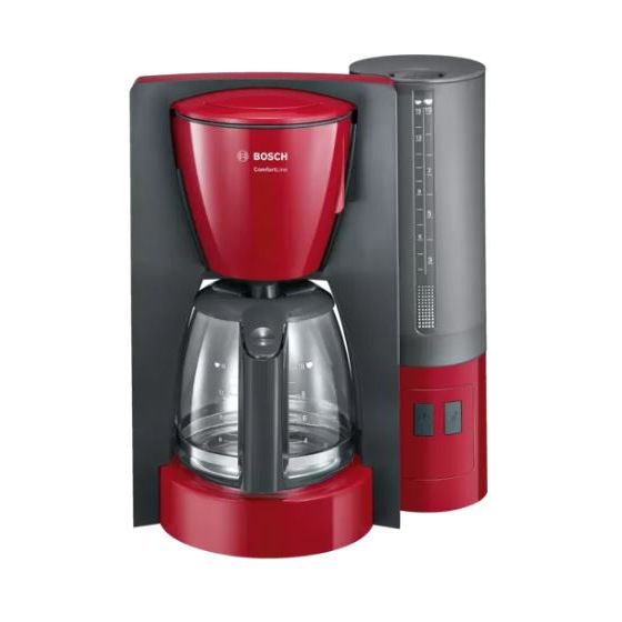 Bosch ComfortLine Coffee Maker, 1200 Watt, Red/Grey - TKA6A044