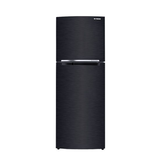 Fresh Mechanical Freestanding Refrigerator, No Frost, 2 Doors, 369 Liters, Black - BR400KB