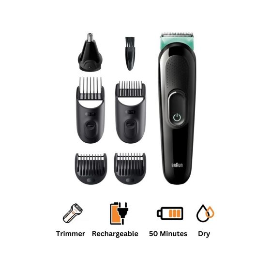 Braun 6-in-1 Trimmer, Black - MGK3321 