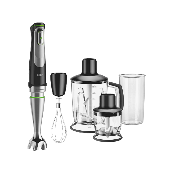 Braun MultiQuick 9 Hand Blender, 1000 Watt, Black - MQ-9045X