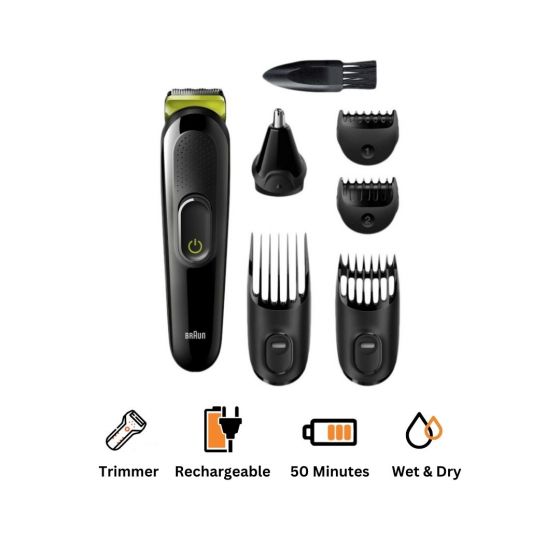 Braun All-in-one Trimmer 6-in-1 , Black - MGK3221