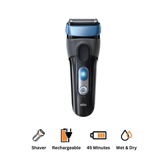 Braun Series 3 CoolTec Wet & Dry Shaver With Active Cooling Technology - CT2S