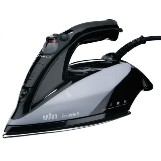 مكواة بخار براون تكستايل 5، 2000 وات، اسود - TS545TPS