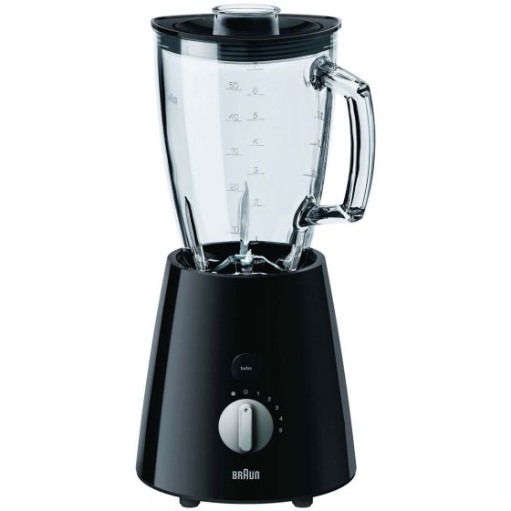 Braun TributeCollection Jug Blender, 1.75 Liters, 800 Watt, Black - JB3060