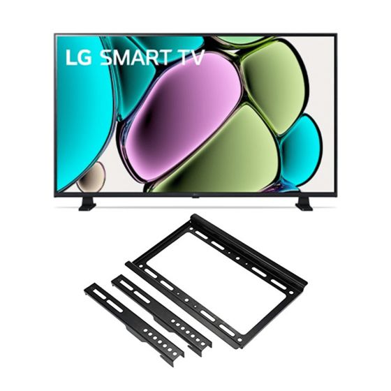 LG 32 Inch HD Smart LED TV with Built in Receiver - 32LR650B6LA with Wall mount