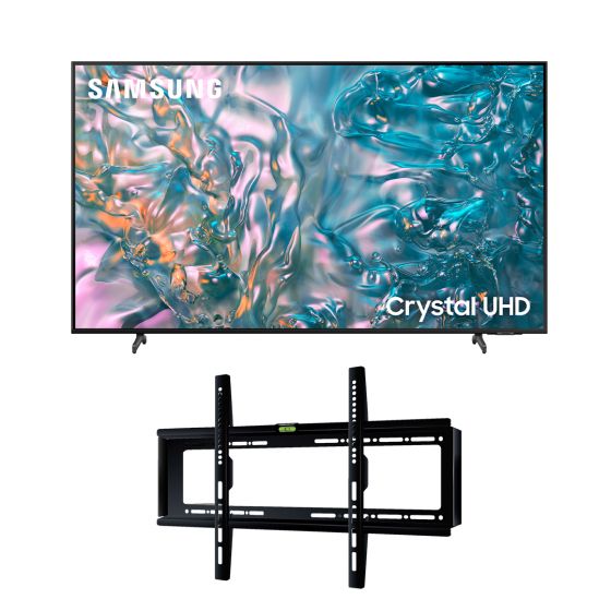 Samsung 55 Inch 4K UHD Smart LED TV with Built-in Receiver - UA55DUE800UXEG with ETI TV Wall Mount