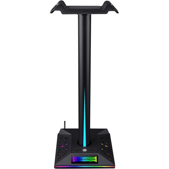 RGB Gaming Headphones Stand - Black
