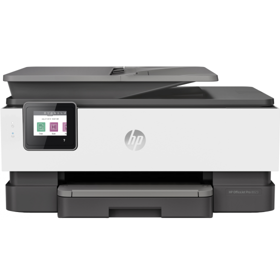 HP OfficeJet Pro 8023 All-in-One Wireless Printer, Grey - 1KR64B