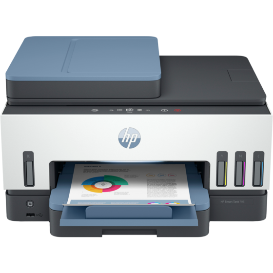 HP Smart Tank 795 All in One Printer, Multicolor - 28B96A
