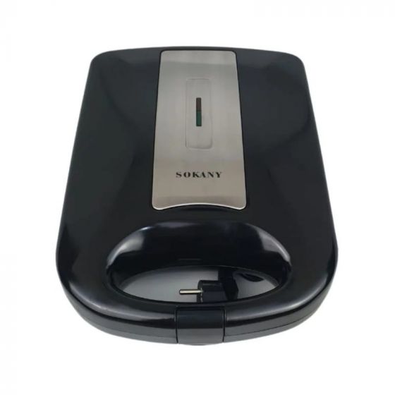 Sokany Waffle Maker, 1 Plates, 1200 Watt, Black - SK-08035