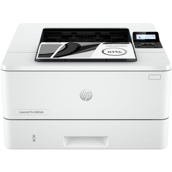 طابعة اتش بي لاسلكية ليزر جيت برو 4003dnK، ابيض - 2Z609A