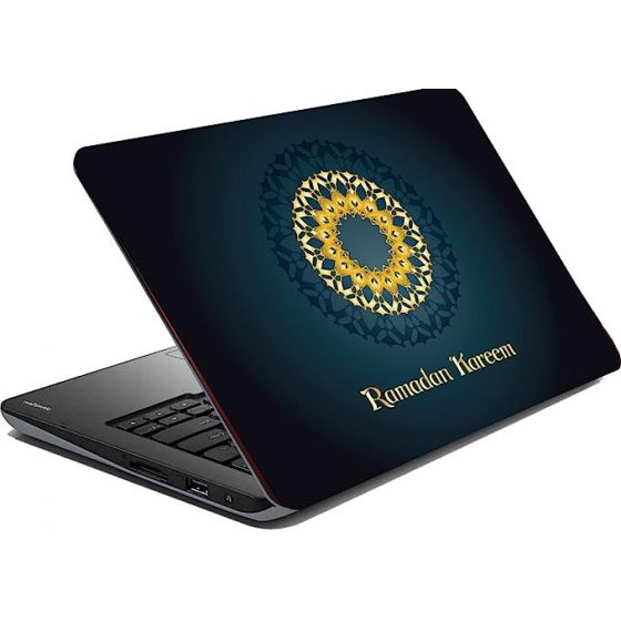 لاصقة حماية للاب توب بتصميم رمضان كريم - متعدد الالوان