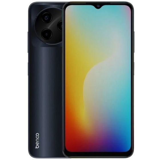 بينكو V91، سعة 128 جيجا، 8 جيجا رام، شبكة 4G LTE، شريحتين اتصال - ميدنايت بلاك