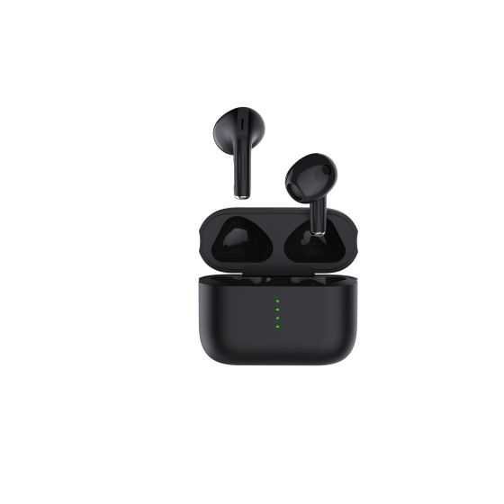 Smart TWS T-Pro Wireless Earbuds with Built-in Microphone - Black