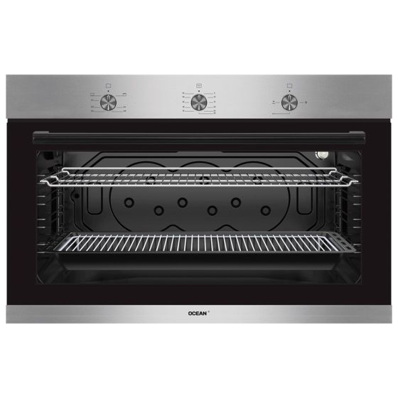 Ocean Built-in Gas Oven, with Grill, 97 Liters, Inox- OGVOF 94 I R SV