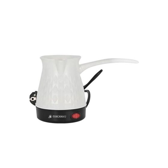 Toscana U Turkish Coffee Maker, 500 ml, 600 Watt, Black and White - SK-219