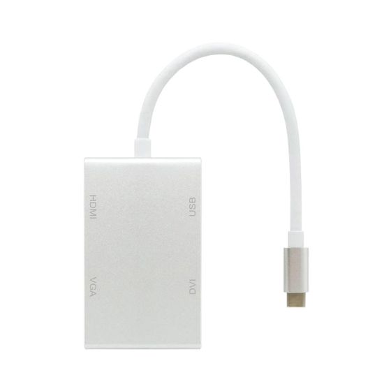 موزع USB بعدد 4 منافذ - ابيض