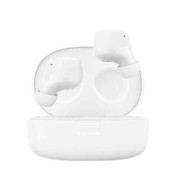 Belkin SoundForm Bolt Wireless Earbuds- White