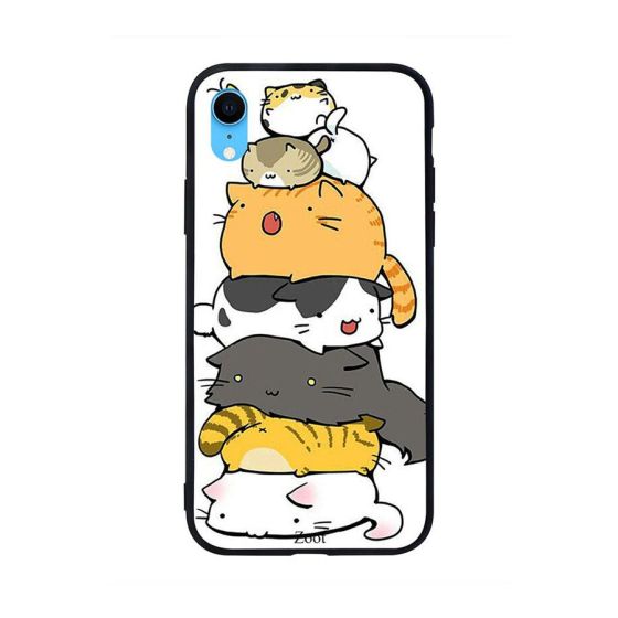 Cats Bunch Printed Back Cover for Apple iPhone XR