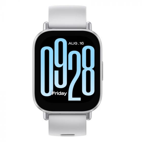 Xiaomi Redmi Watch 5 Active, Matte Silver Case and Gray Strap