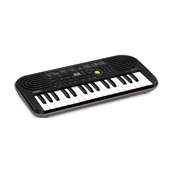 CASIO Mini Musical Keyboard, Black - SA-47AH2