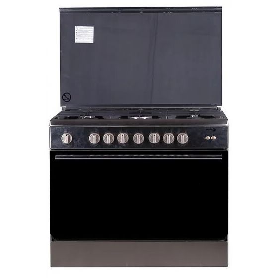 Fagor Freestanding Gas Cooker, 5 Burners, Stainless Steel - 5CF970