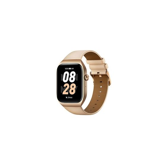 Mibro T2 Smart Watch, 1.75 Inch - Light Gold Case and Strap