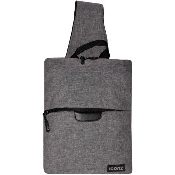 Iconz Bali Sling Crossbody Bag For Unisex, Grey - 1024