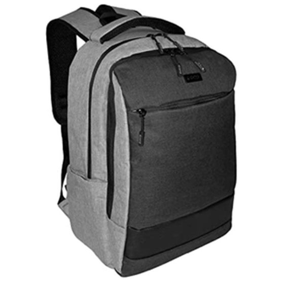 Iconz Go Madrid Laptop Bag for 15.6 Inch Laptops, Black and Grey - 4047