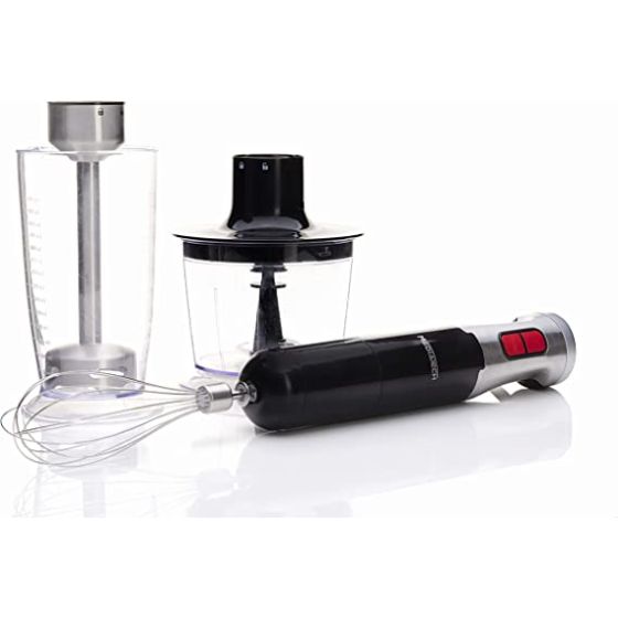 Media Tech Full Mix Pro Hand Blender, 800 Watt, Black - MT-HB15