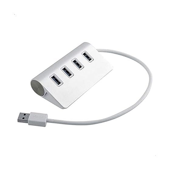 4 in 1 USB Hub, 11 Inch, White - 2TB