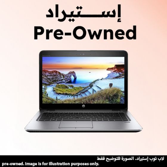 لاب توب اتش بي 2VC86UT ABA 840 G3 نوت بوك، انتل كور i5-6300U، هارد SSD سعة 256 جيجا، 8 جيجا رام، شاشة مقاس 14 بوصة بدقة FHD، كارت شاشة انتل HD جرافيكس 520، ويندوز 10 برو - فضي (استيراد)، فئة A، ضمان 6 شهور