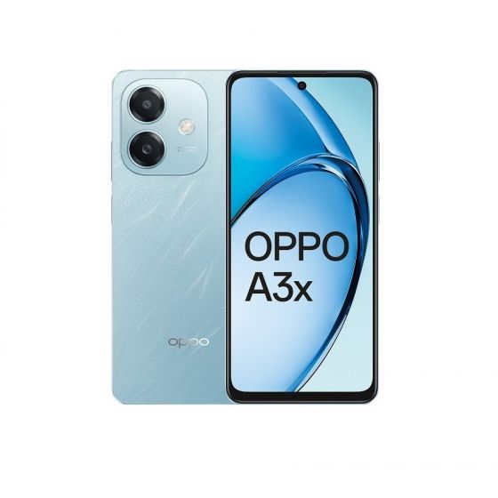 اوبو A3x، سعة 128 جيجا، رام 4 جيجا، شبكة 4G LTE، شريحتين اتصال - ازرق