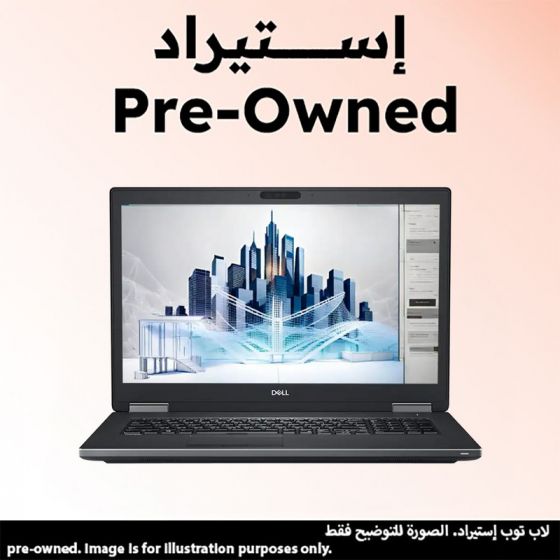 لاب توب استيراد ديل بريسيشن 7730، انتل كور i7-8850H، هارد 512 جيجا SSD، رام 16 جيجا، شاشة 17.3 بوصة FHD IPS، كارت شاشة انفيديا Quadro P3200 سعة 6 جيجا GDDR5، ويندوز 10 برو - اسود، فئة A، ضمان 6 شهور