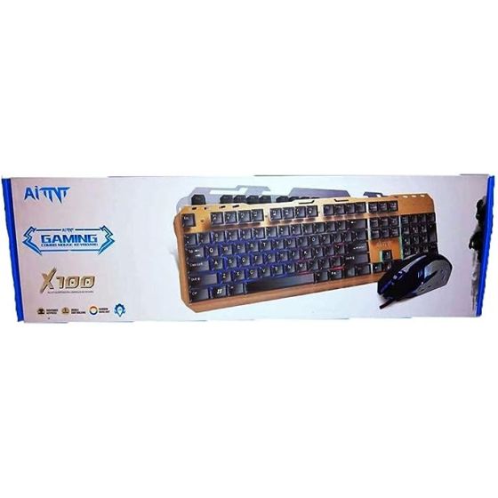 GAMMA X-100 Luminous Keyboard with Gaming Mouse