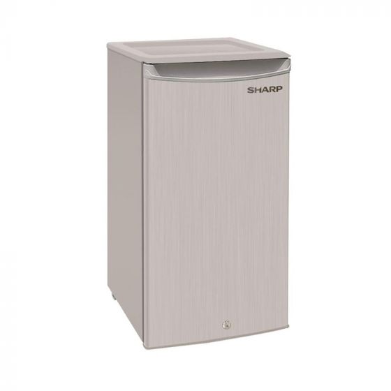 Sharp Defrost Mini Bar Refrigerator, 122 Liters, Silver - SJ-K155XJ-SL