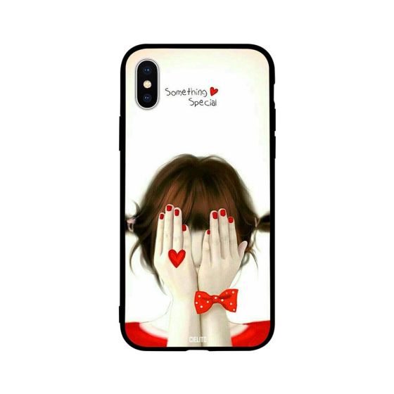 Something Special Girl Printed Back Cover for Apple iPhone XS