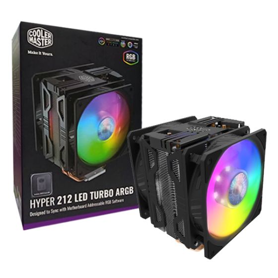 Coolermaster Hyper 212 LED Turbo Cooling System - Black