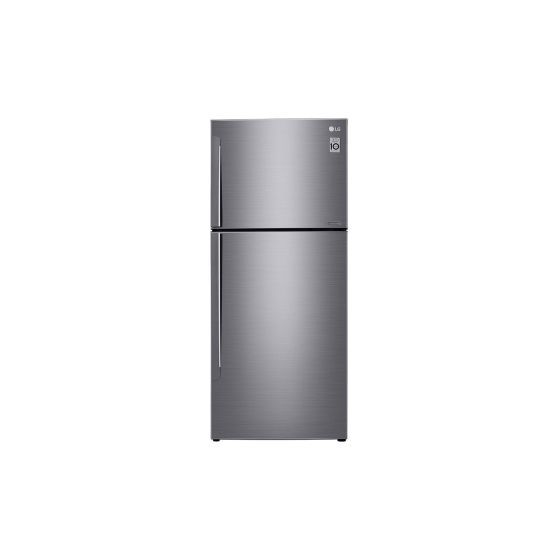 LG No Frost Refrigerator with Inverter Motor, 393 Liters, Silver - GN-C562HLCU