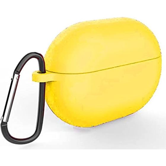Silicone Case With Holder for Huawei Free Buds Pro -Yellow