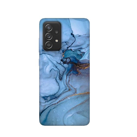 Marble Waves Silicone Printed Back Cover for Samsung Galaxy A13 4G