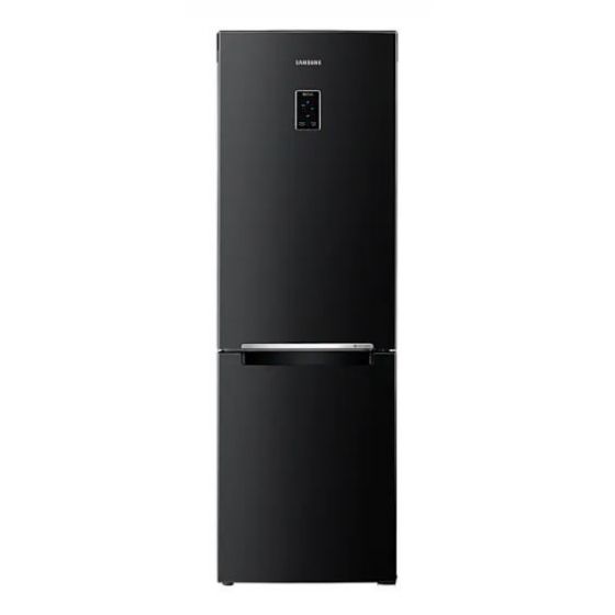 ثلاجة سامسونج، نوفروست، 2 باب، سعة 328 لتر، اسود - RB33J3230BC/MR