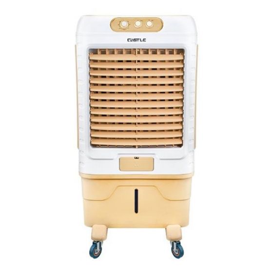 Castle Air Cooler, 85 Liters, White and Beige - AC1085 