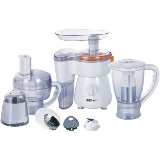 Black and White Food Processor, 1.5L, 700W, White - FP-2200